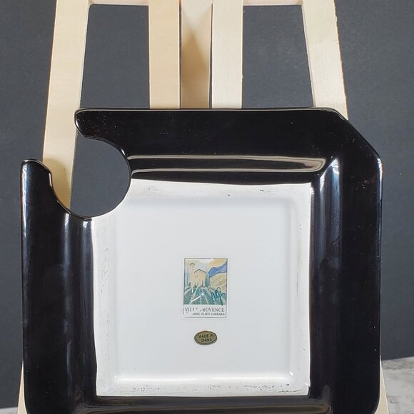 Set of 2 Carrie Olsen Garrard "Villa Provence" Ceramic Wine Plates - Handcrafted - Picture 4 of 8